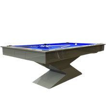 Load image into Gallery viewer, EX-Showroom Gloss Grey 7&#39; LIGHTNING Pool Diner Table by Superpool UK