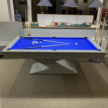 Load image into Gallery viewer, The Gloss Grey LIGHTNING Pool Diner Table by Superpool UK